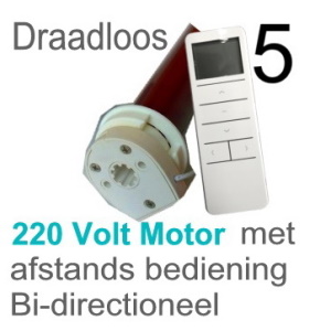 Brel Motor 220v inclusief afstandsbediening