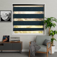 Duo rolgordijn Darkness Verduisterend van HEWO Raamdecoratie BV 